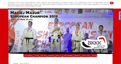 Desktop Screenshot of karatebielanski.pl
