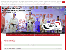 Tablet Screenshot of karatebielanski.pl